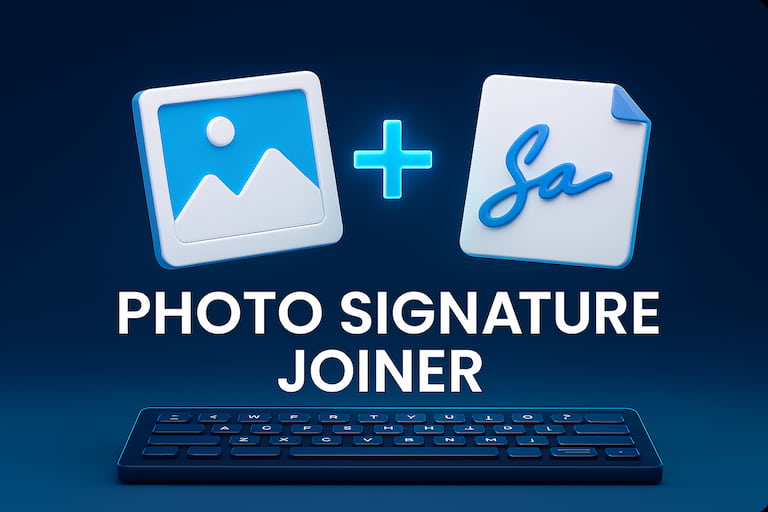 photo signature joiner